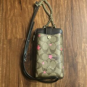 Coach North Star Sig CC Disco Star Chain Crossbody